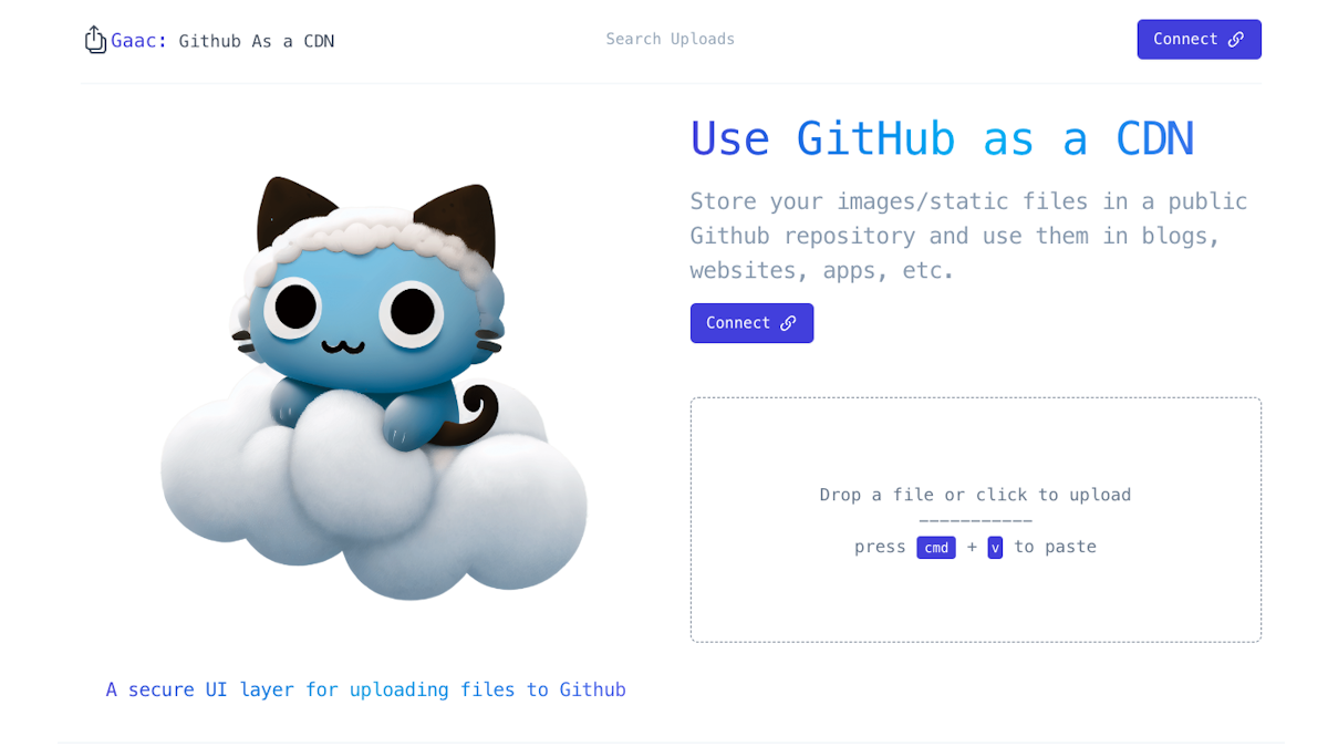 GaaC: GitHub as a CDN
