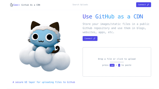 GaaC: GitHub as a CDN